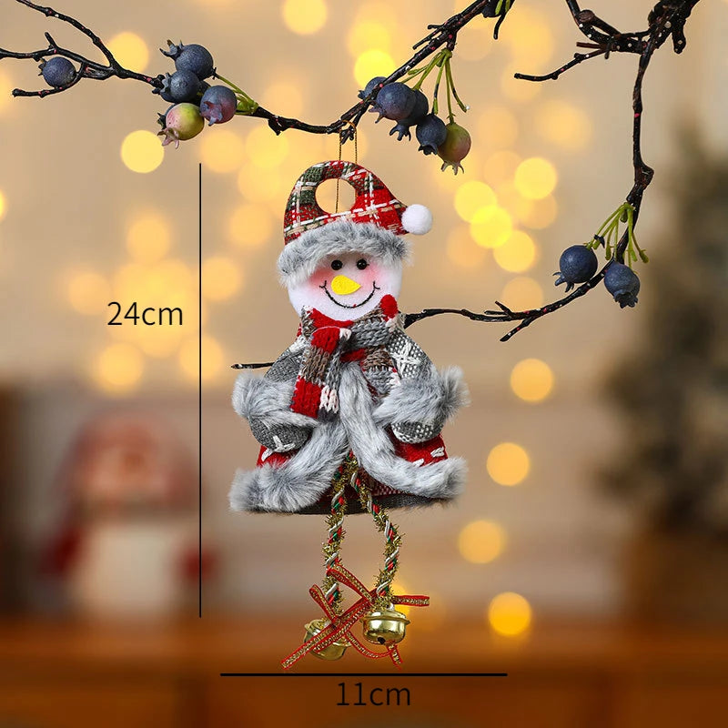 New Year 2025 Christmas Tree Decorations Cute Dolls