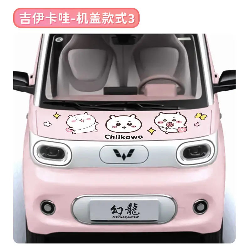 Stickers Car Accessories Decorate Hachi ware Usagi Car Accessories Gift