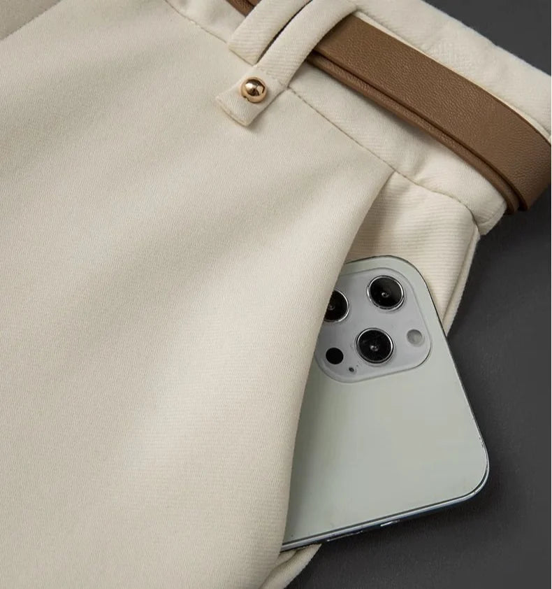 Women's Pants Work Dress Office Tailoring Fluid Female Trousers Wide Leg Straight New in Clothing G Aesthetic Trends 2025 Slacks