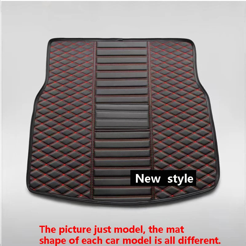 Car Trunk Mats For Hyundai Kona Kauai OS 2018~2022 Waterproof
