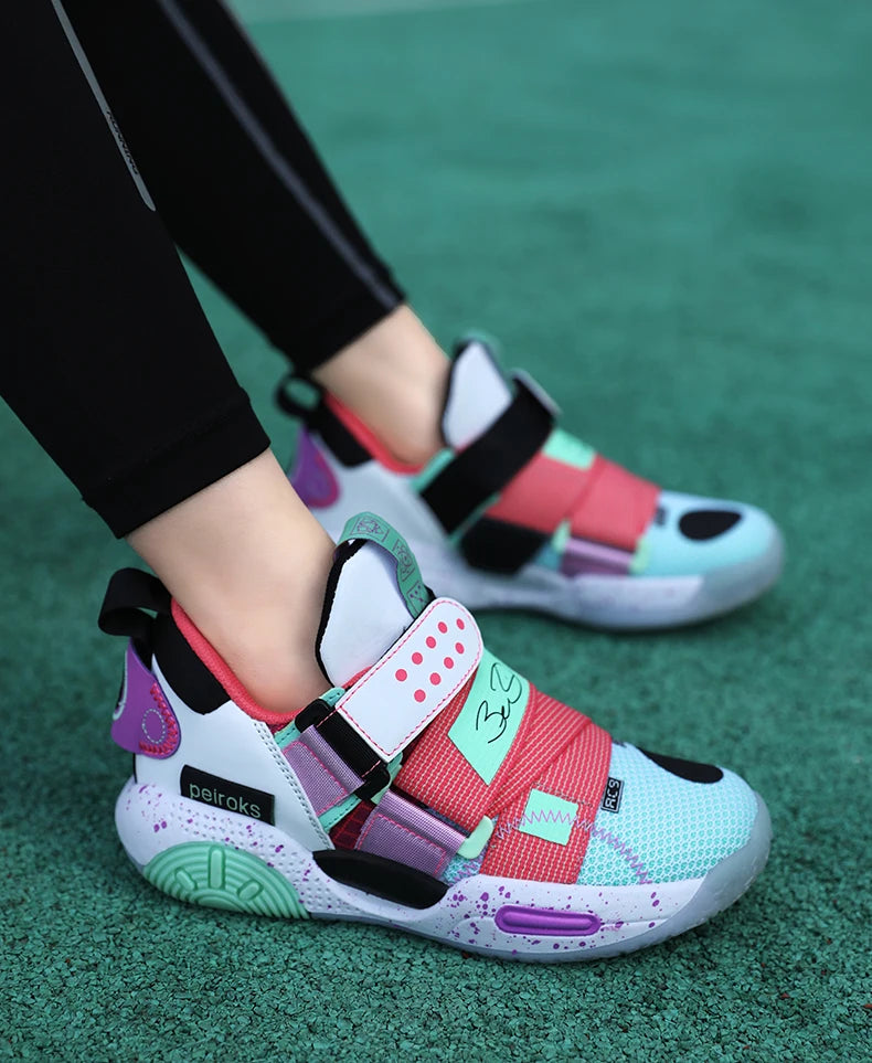 2025 New Children's Basketball Shoes For Boys Girls Non-slip Kids Sport Shoes Lightweight Outdoor Sneakers Trainers Footwear