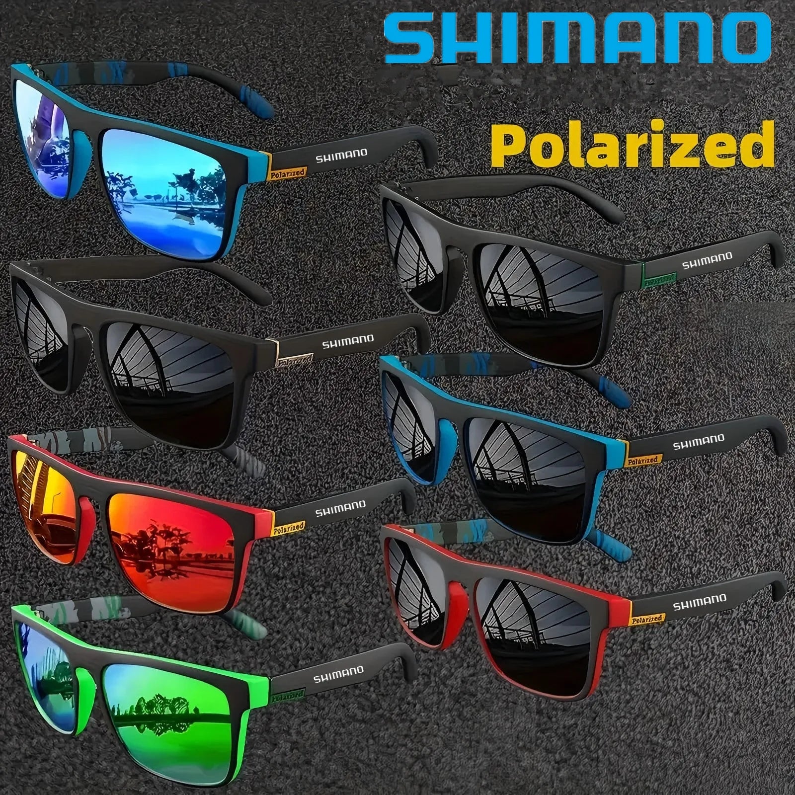 2025 Square Retro Polarized UV400 Sunglasses for Men and Women Outdoor Hunting Fishing Skiing Driving Mountaineering Sunglasses
