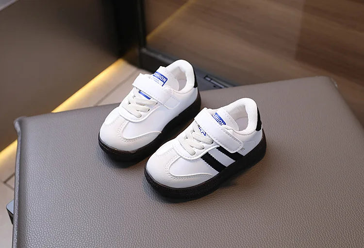 Toddler Baby Kids Fashion Design Walking Shoes Sneakers White Non-slip Casual Shoes Boys Girls Breathable Outdoor Sport Shoes