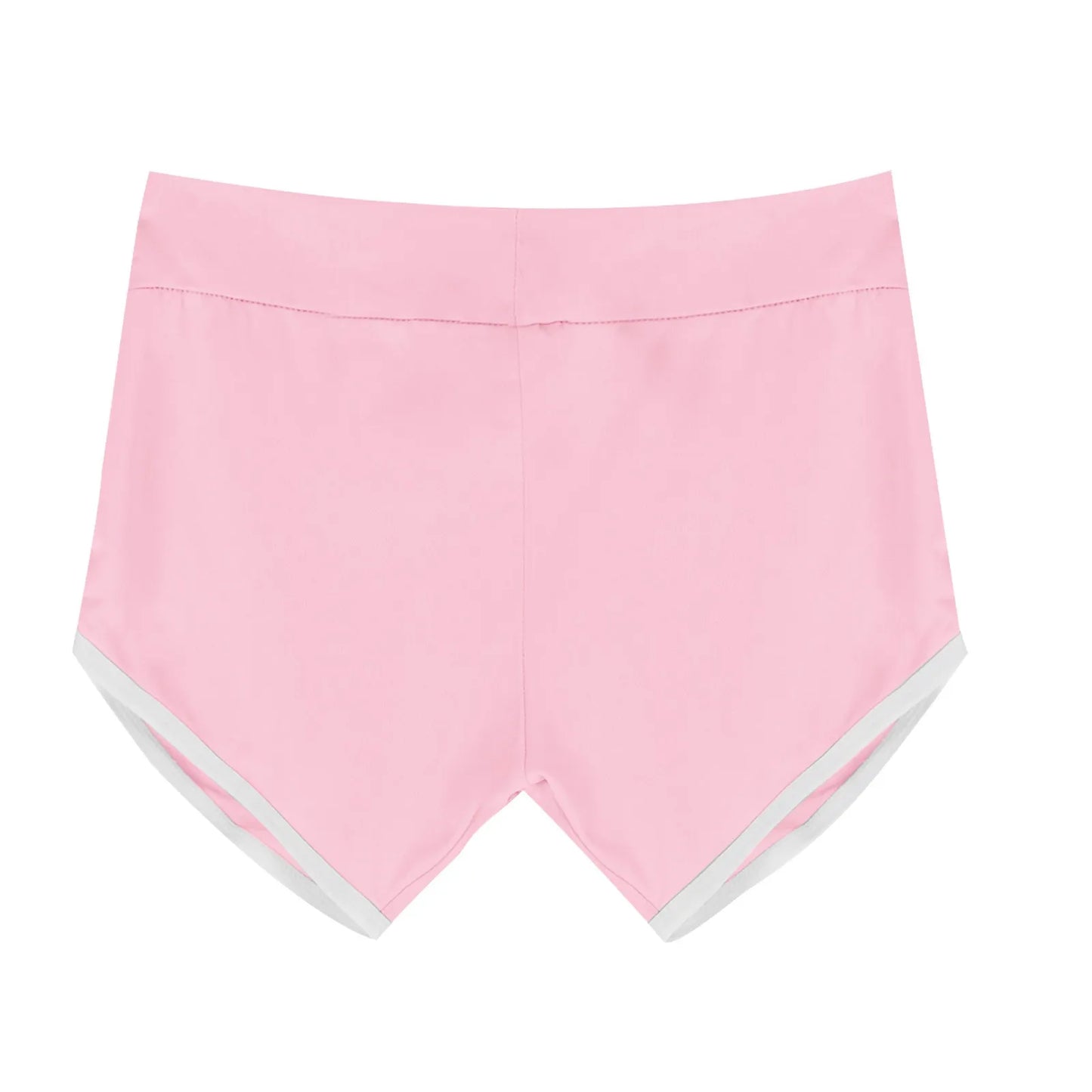 Women Mid Waist Shorts Girl Slim Fit High Stretchy Short Trousers Female Tight Shorts For Ladies Running Shorts Slim Fit Elastic