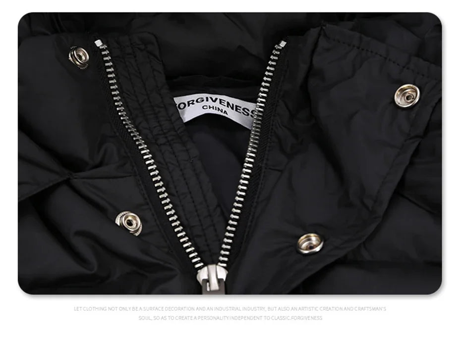 Winter Men Jackets Thicken Warm Parkas Coats Streetwear Harajuku Hip Hop Oversized Jackets Casual Loose Padded Jackets Outwear