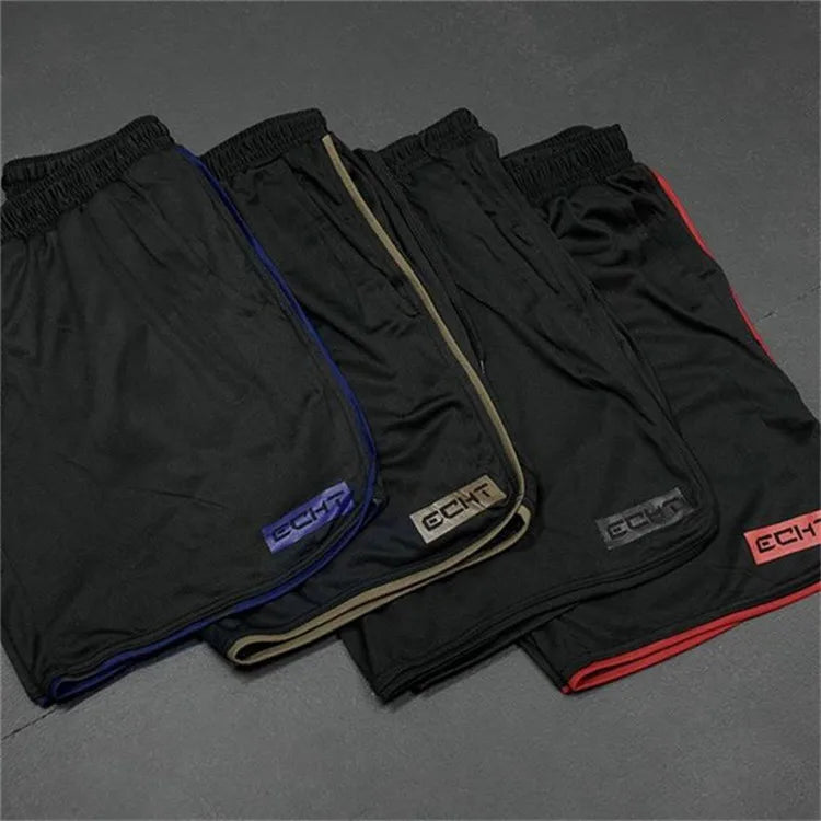 ECHT Summer Running Shorts Men Sports Jogging Fitness Shorts Quick Dry Mens Gym Men Shorts Sport gyms Short Pants men