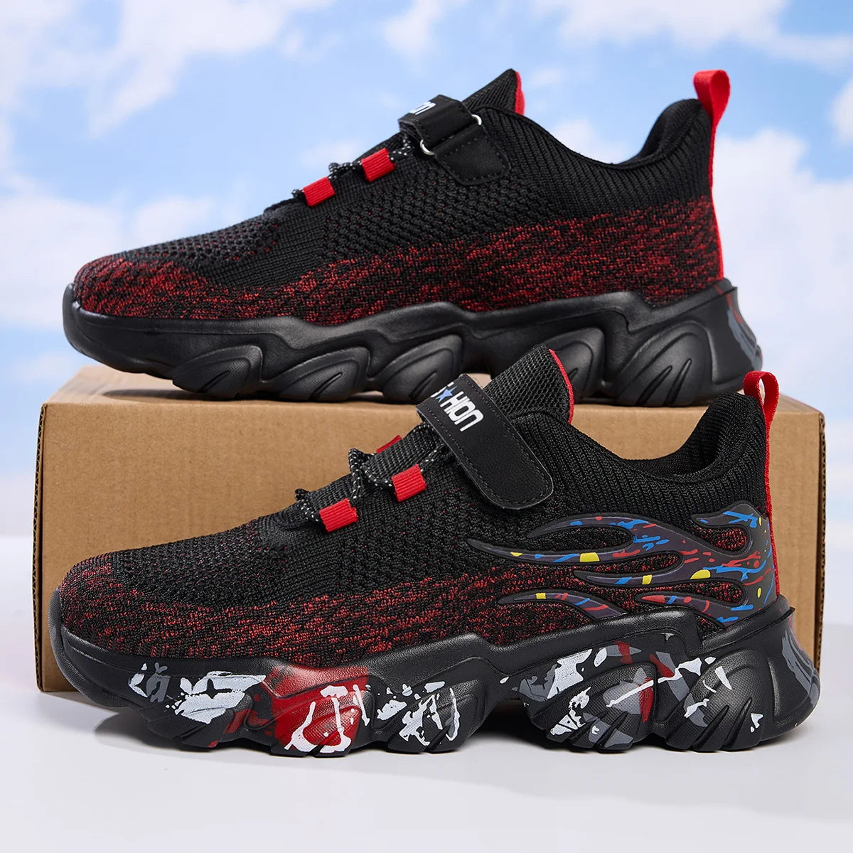 Children's Shoes Girl Boy Outdoors Running Shoes Non-slip Kids Mesh Tennis School Casual Fashion For Students