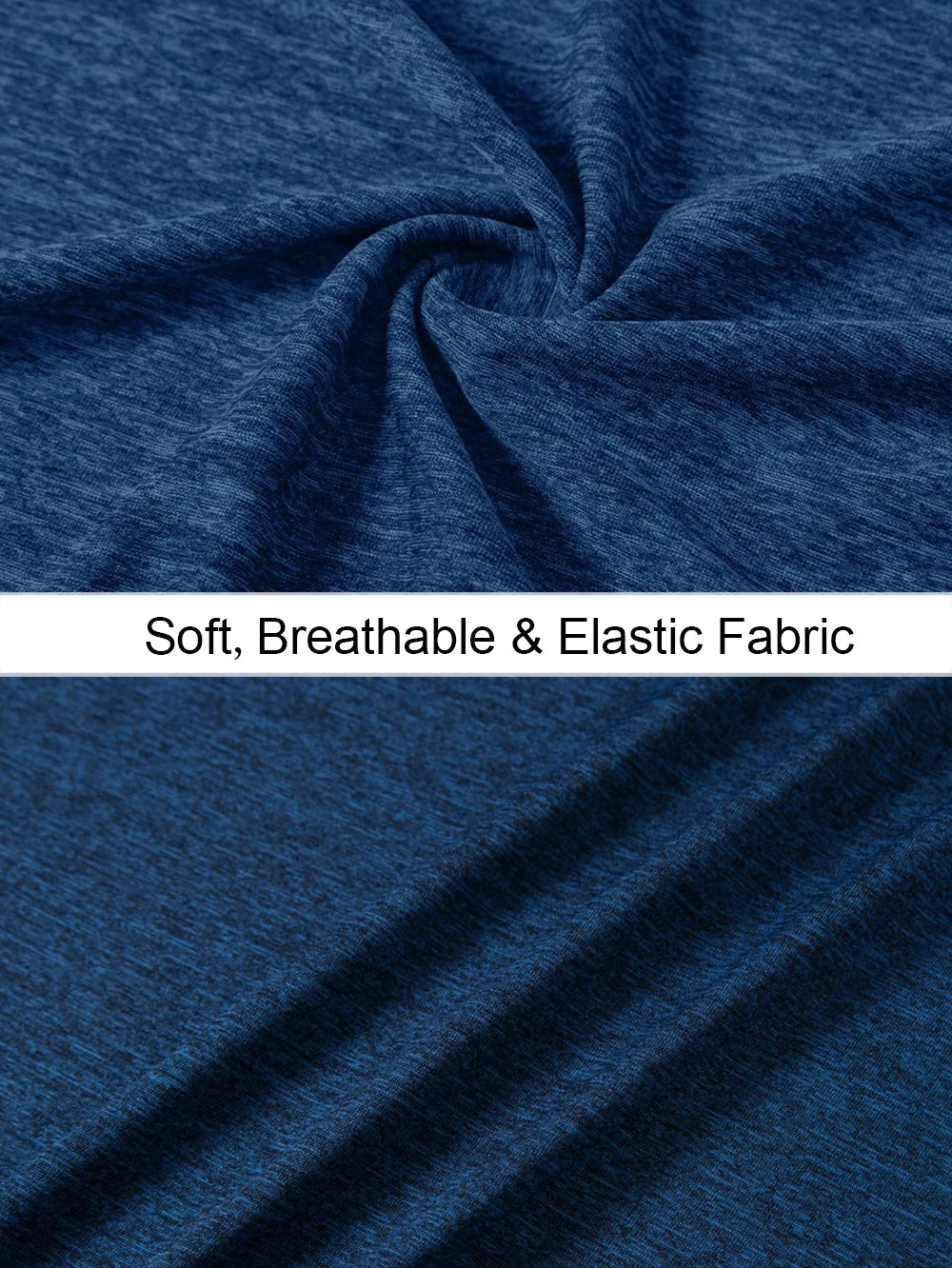 TACVASEN 3 Packs Summer T-shirts Mens Crew Neck Short Sleeve Shirts 3 Pieces/Lot Moisture Wicking Quick Dry Casual Tees Gym Tops