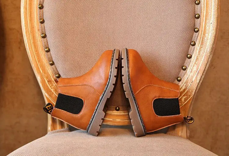 Kids Casual Boots Non-slip Wear-resistant Children Shoes Handsome Fashion Babies Warmly Shoes Girls Boys Soft Bottom Footwear