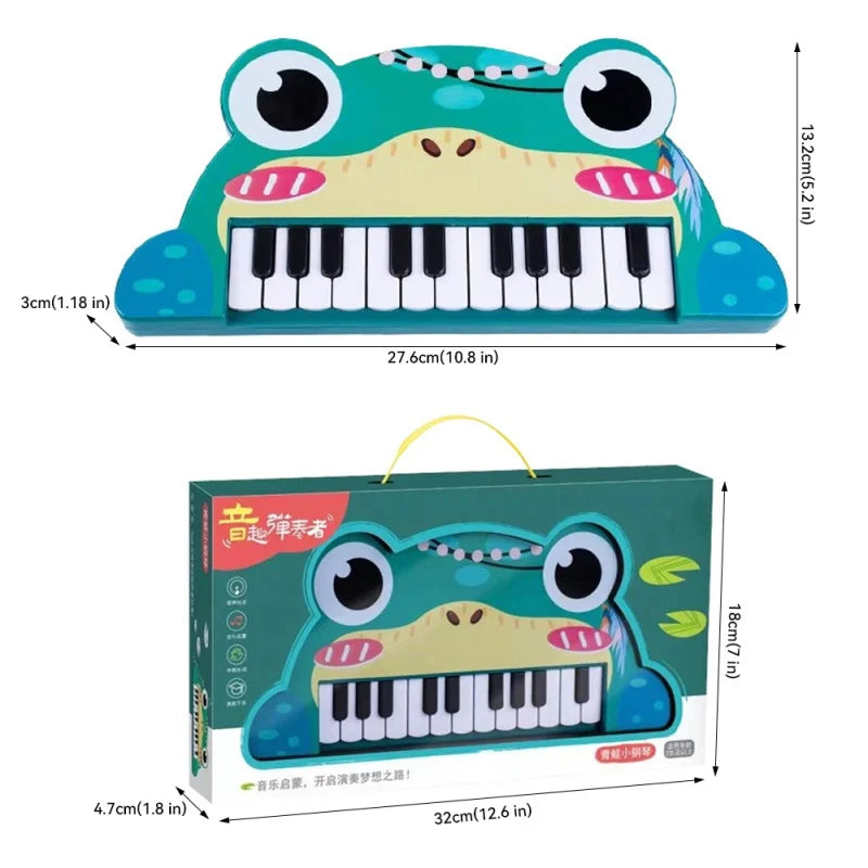 Kids Piano Keyboard Toy Children's Electronic Musical Instrument Multi-Functional Animal Piano Keyboard Early Education Toys