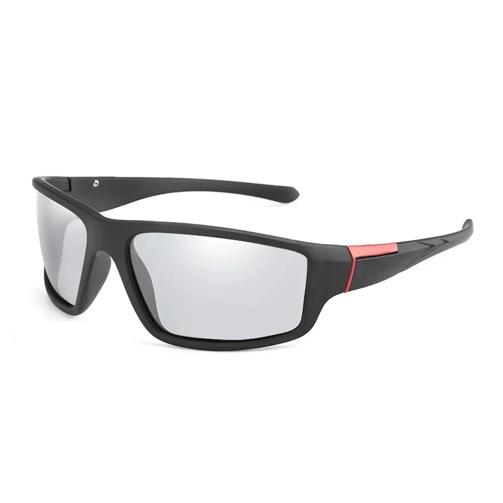Polarized Sunglasses for Driving: Men's Fashion Square Frame Travel Eyewear