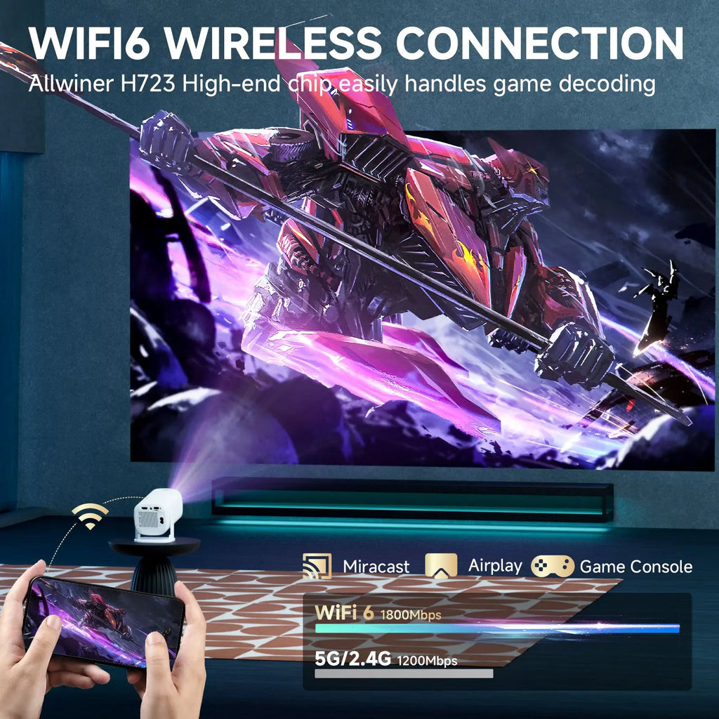 P30PRO Android 14 Smart Mini Projector