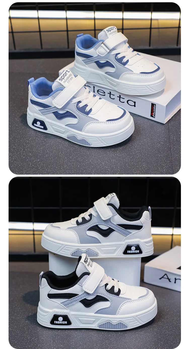 Children's Shoes for Girls and Boys Fashion Sneakers Kids' Soft-Soled Casual Shoes Student Sports Shoes Outdoor Walking Shoes