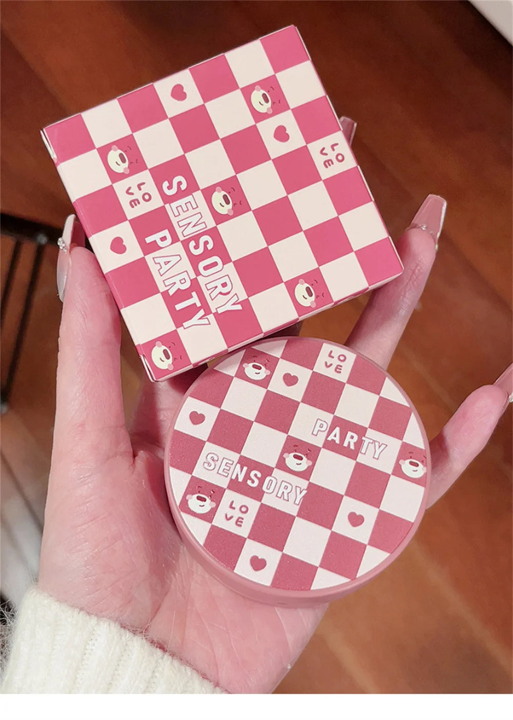 Natural BB Cream Sensory Party Bang Gouache Air Cushion Makeup Waterproof Long Lasting Clear Skin BB Cream Cosmetics