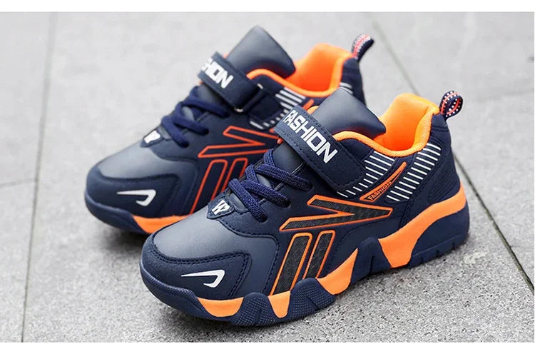 Children Boys Shoes School Sports Fashion Leather For Kids Tennis Casual Sneakers Children's Boy Running 7-13 Years Walking Shoe