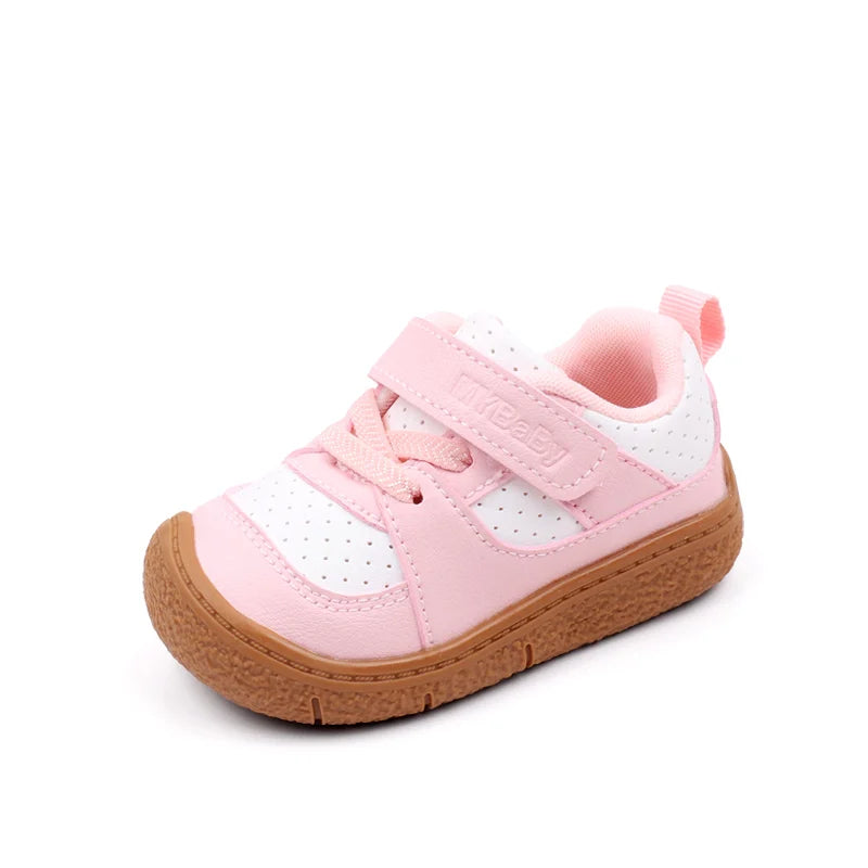 Baby Shoes High Quality Toddler 1-5 Years Rubber Sole Anti-slip Soft PU for Boys and Girls Spring and Autum Style Ooydoor BM06