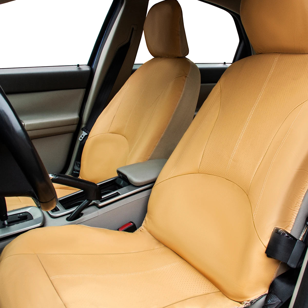 Car Seat Cover Set Breathable PU Leather Vehicle Seat Cushion Full Surround Cover For Car Full Protection Pad Fit 5-Seat Auto