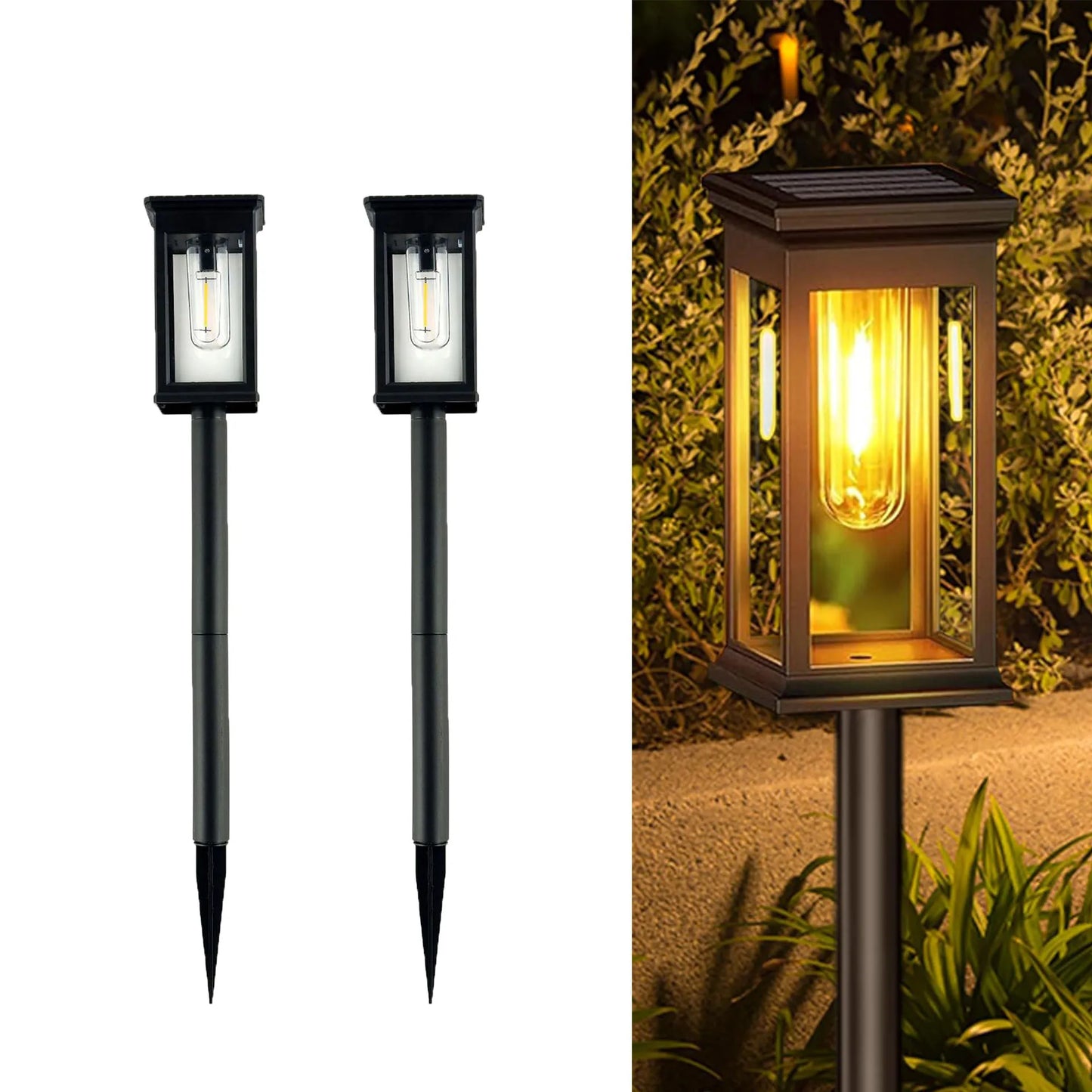 Outdoor Solar Street Lights Courtyard Lawns Walking Paths Lane Decorations Garden Paths Terraces Landscape Lighting