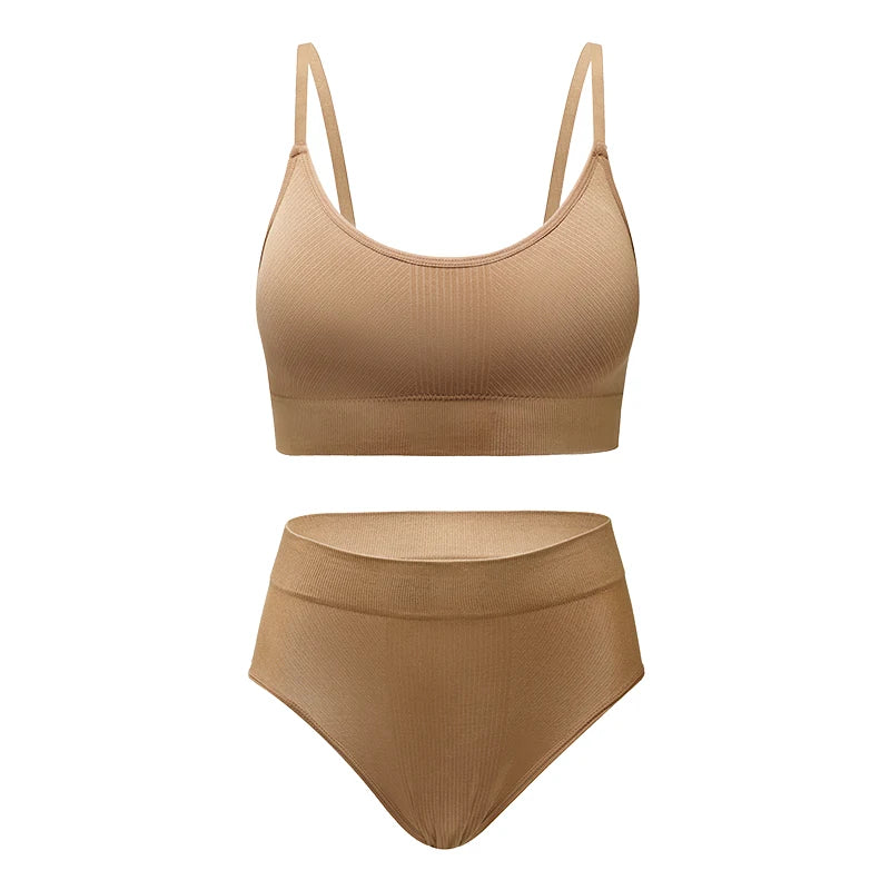 Hot Sale Seamless Panties Underwear Set Conjuntos De Ropa Interior Para Mujeres Seamless Bra And Panties Sets For Women