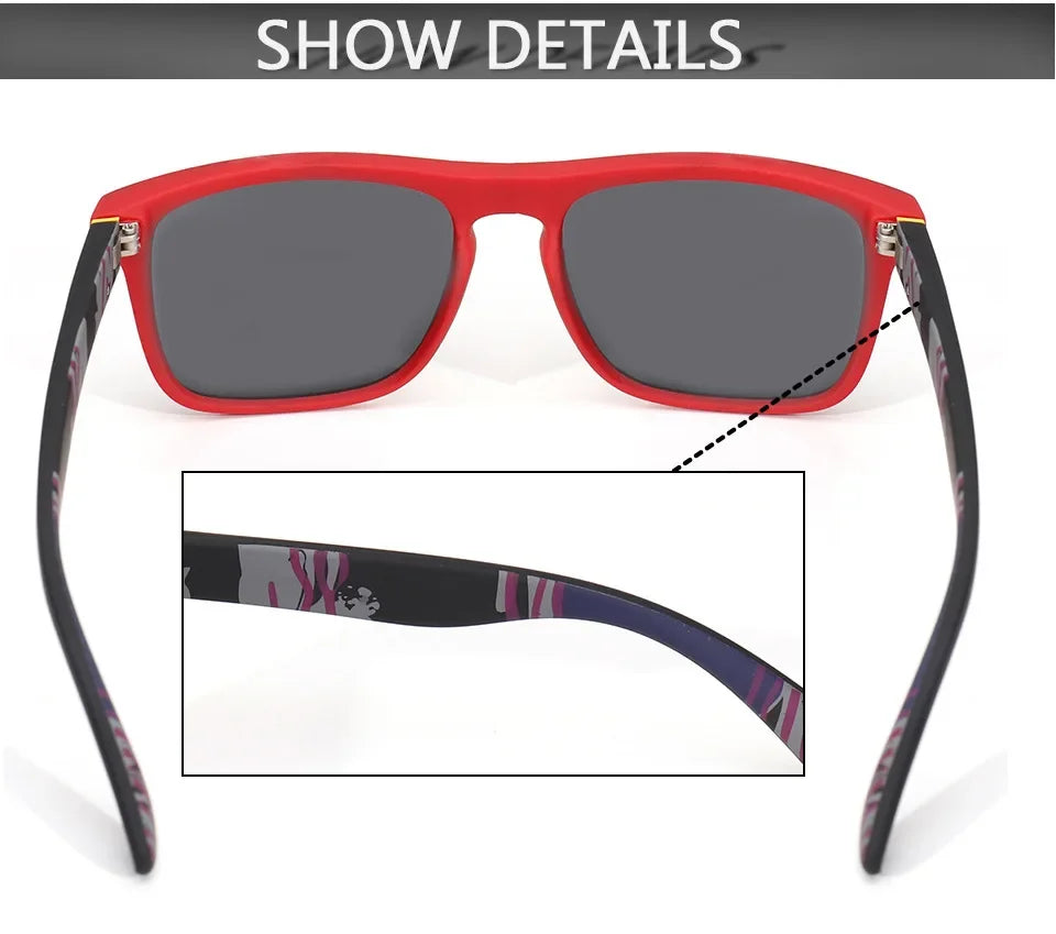 2025 Square Retro Polarized UV400 Sunglasses for Men and Women Outdoor Hunting Fishing Skiing Driving Mountaineering Sunglasses