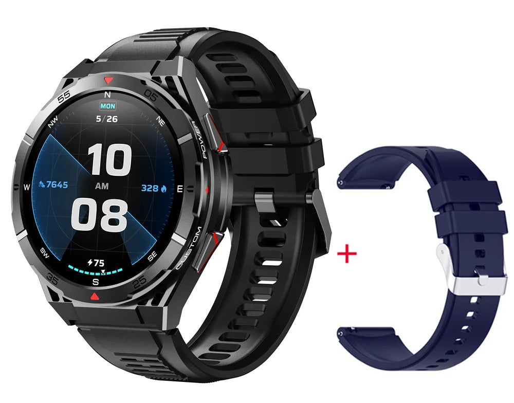 X2B Smart Watch GPS Positioning Men Outdoor Sport Bluetooth Calling AI Voice Health Monitoring Fitness Tracker Smartwatch