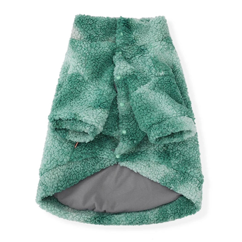 3XL-7XL Winter Thick Big Dog Clothes Lambs Wool Jacket Medium Large Dogs Labrador Samoye Collie Windproof Coat Pet Accessories