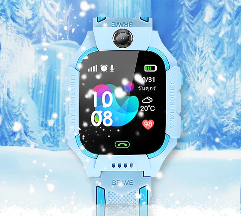 Smart Watch Kids 4g Sim Card SOS Tracker Call Phone Camera Voice Chat Photo Children Smartwatch Camera Boys Girls Birthday Gifts