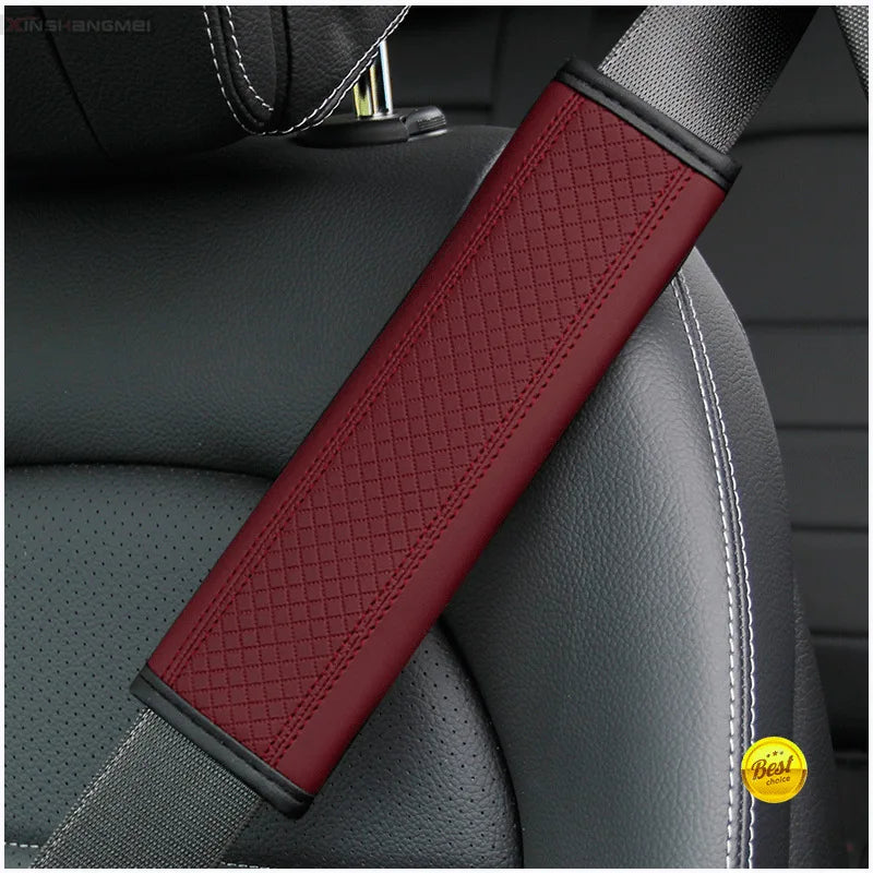 PU Leather Car Accessories Seat Belt Safety Shoulder Cover