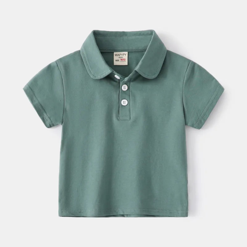 Kids Polo T Shirts Solid Cotton Boys Sport Polo T-Shirts Children's Tops Fashion Kids Clothes Summer Children Polo Tees