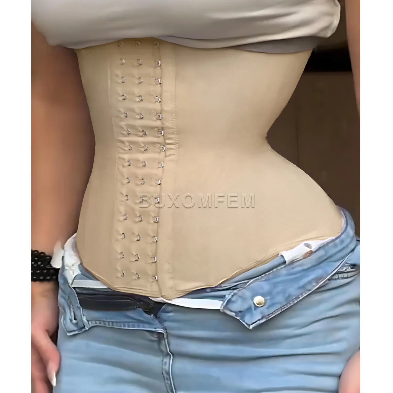 Front-Breasted Slim Fit Shaping Body Wrap Waist Trainer Women's Tummy Control Girdle Body Shaper Female Heavily Shaped Fajas