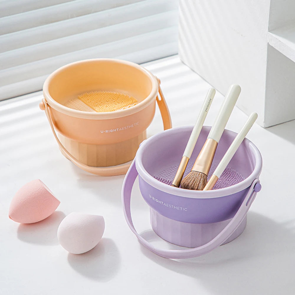 Makeup Brush Cleaning Bucket
