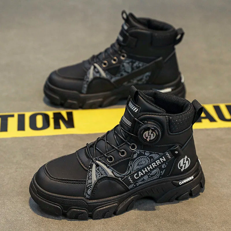 Platform Sports Shoes Kids Sneakers Sports and Leisure Shoes for Boys Wear-resistant Loafers Soft and Comfortable Fashion new