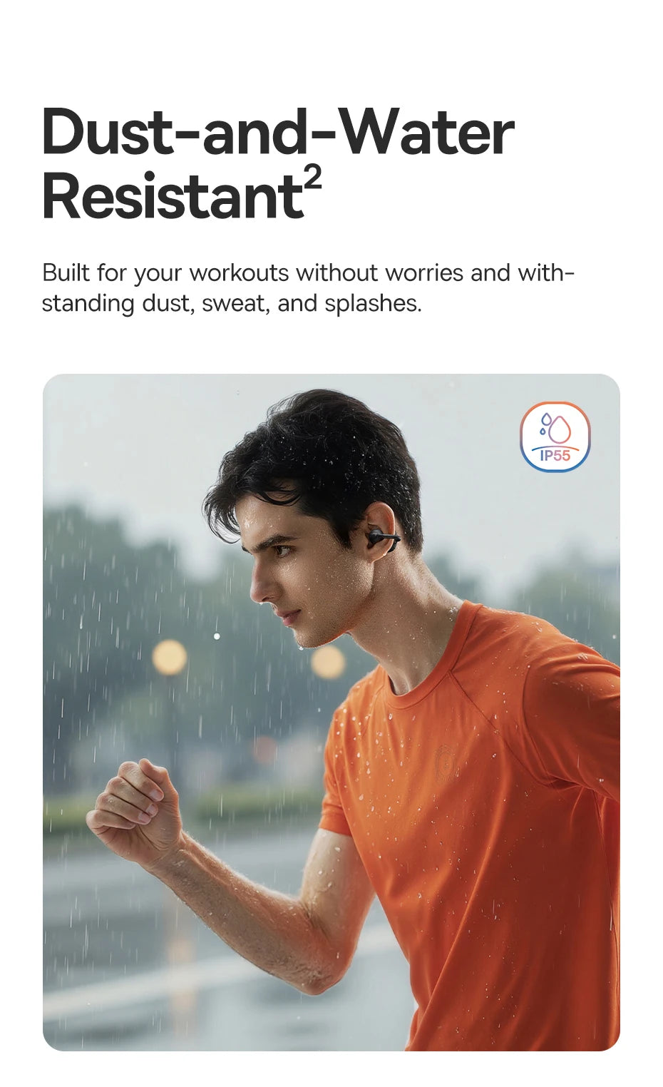 Baseus BC1 Earphones OWS Ear Clip Wireless Bluetooth 6.0 Headphones 4 Mic Call Noise Reduction Earbuds Low Latency Gamer Headset