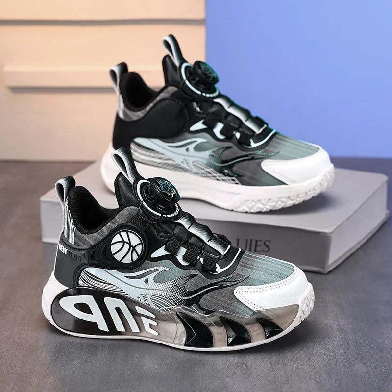 Children Shoes Boys Sneaker 4 To 12 Years Autumn Kiss Daily Casual Sneaker Fashion Print Platform Thick Sole Boys Sports Shoes