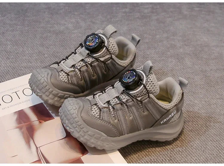 Kids Sports Shoes Non-slip Soft Sole Boys Girls Casual Shoes Ins Trendy 2025 New Fashion Children Sneakers Breathable Comfort