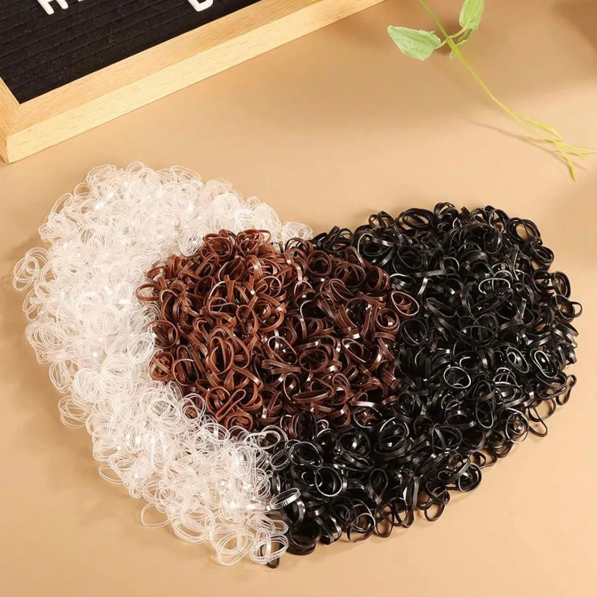 1Box Small Disposable Hair Bands Elastic Scrunchie  Kids Headband Accessories Hair Ties Children Girls Ponytail Holder Supplies