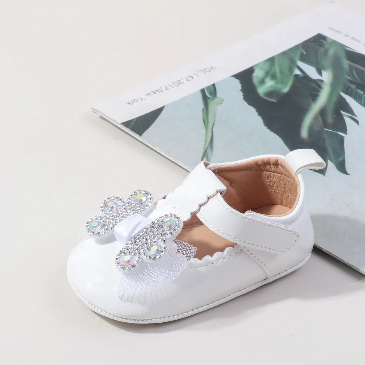 New Style Bow-Shaped Baby Shoes For Girls Aged 0-1 Years Old Breathable And Cool Shoes For Little Girls High Quality TPR Sole