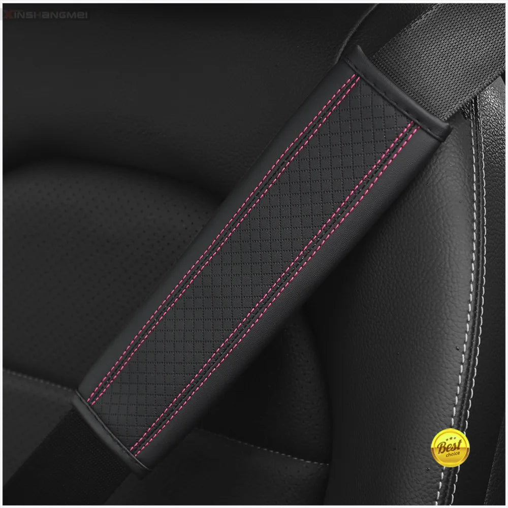 PU Leather Car Accessories Seat Belt Safety Shoulder Cover