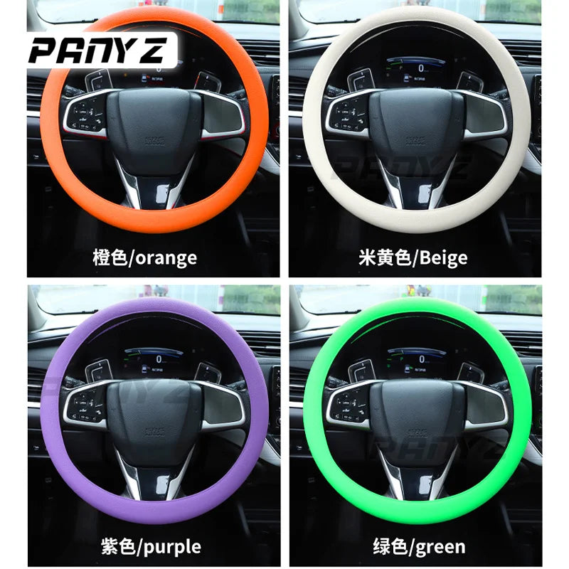Universal 1pcs/set Car Styling Silicone Car Steering Wheel Glove Cover Automobiles Steering Wheel Hubs Cover Auto Accessories