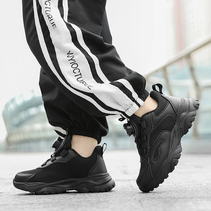 Kids Shoes Boy Casual Sneakers Platform Comfortable Black White Child School Sports Tenis Boy Shoes Children's Basketball Shoes