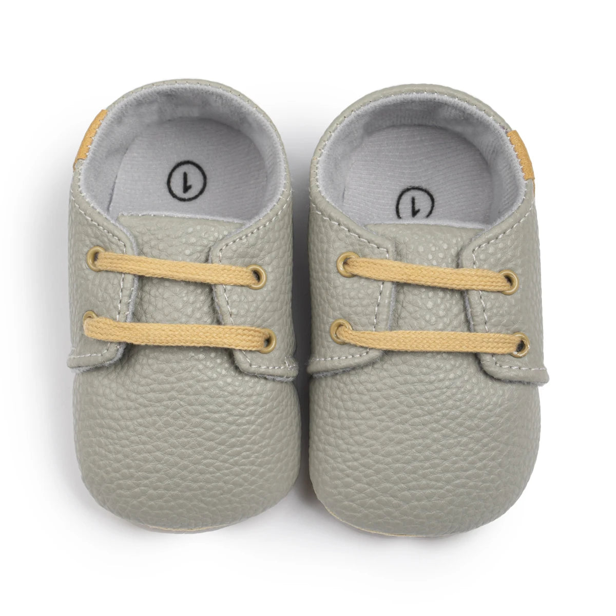 KIDSUN Toddler Baby Shoes Boys Girls Ankle Sneakers Soft Anti-Slip Sole PU Leather Moccasins Infant Newborn Prewalker First