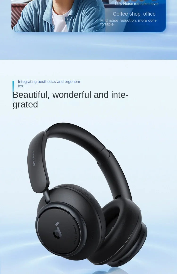 Anker Soundcore Space Q45 Wireless Bluetooth Headphones Triple Dynamic Active Noise Cancellation LDAC HiRes A3040