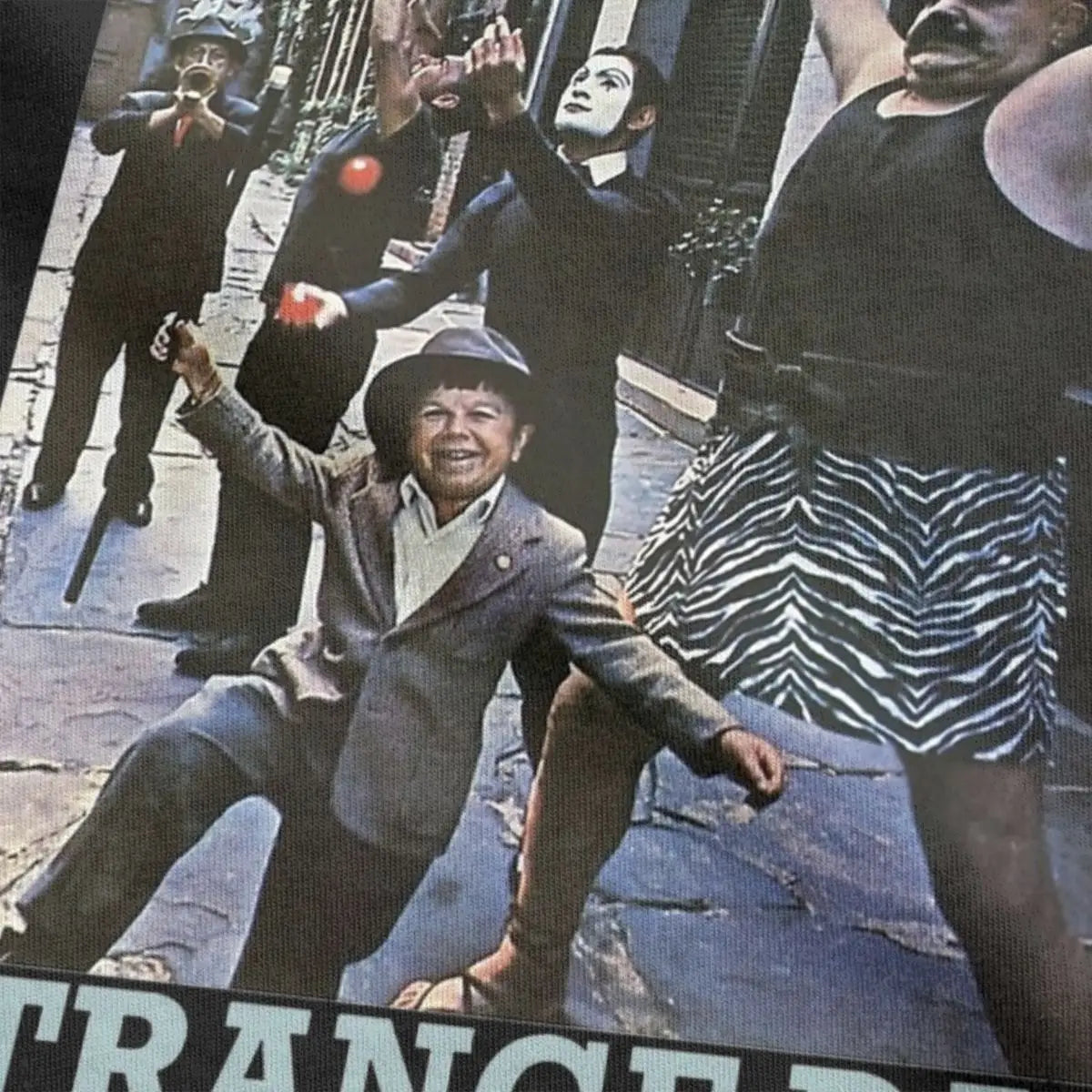 THE Doors Strange Days Men T Shirts Vintage Tee Shirt Short Sleeve Round Collar T-Shirt Cotton New Arrival Clothing