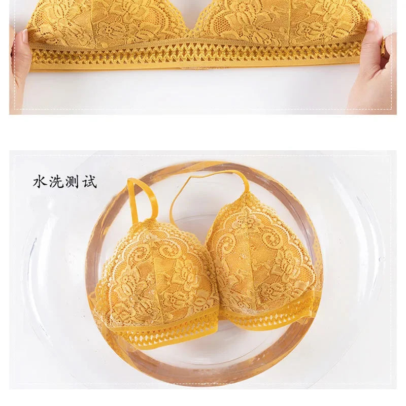Women Bras Comfort Sport Bralette Underwear Sexy Seamless Lingerie Lace Backless Push Up Bra Corsets Top with Cups Ropa Mujer