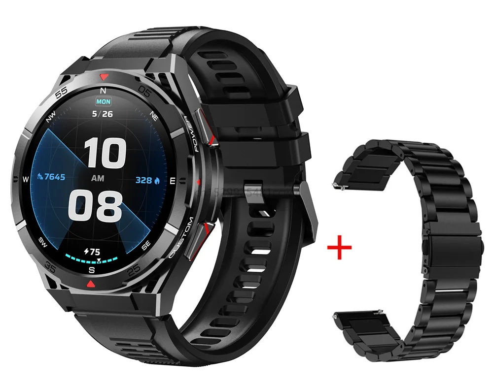 X2B Smart Watch GPS Positioning Men Outdoor Sport Bluetooth Calling AI Voice Health Monitoring Fitness Tracker Smartwatch