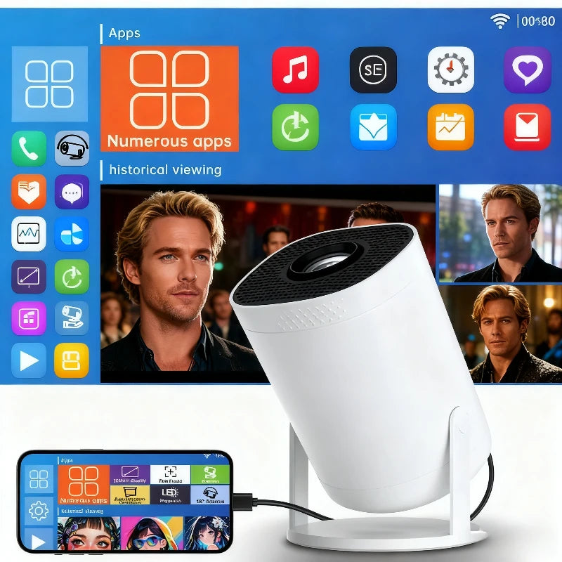 P30 Android 11 Smart Projector