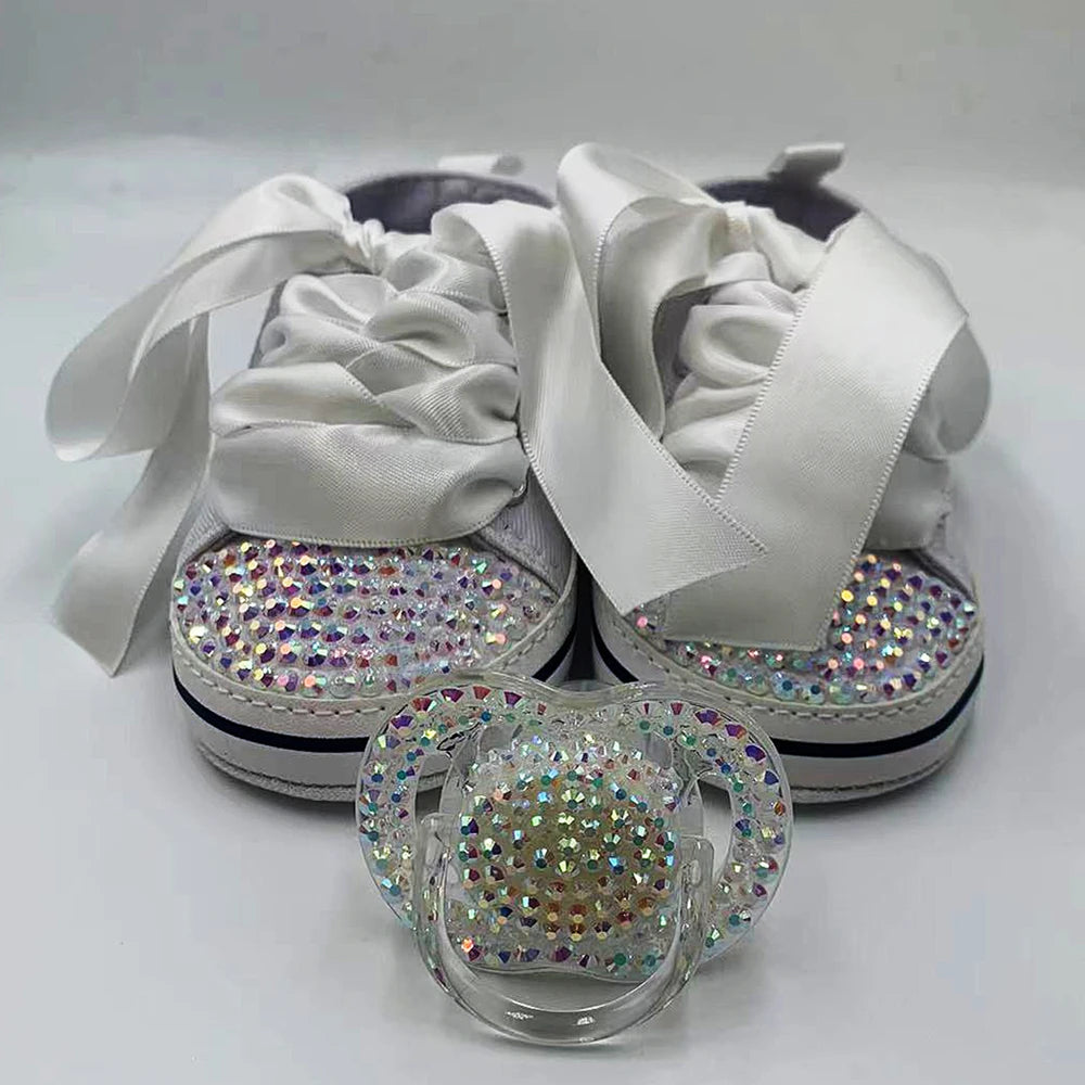 Baby Toddler Shoes Baby Girls Boys Canvas Sneakers Soft Sole High-Top Ankle Infant First Walkers Crib Shoes