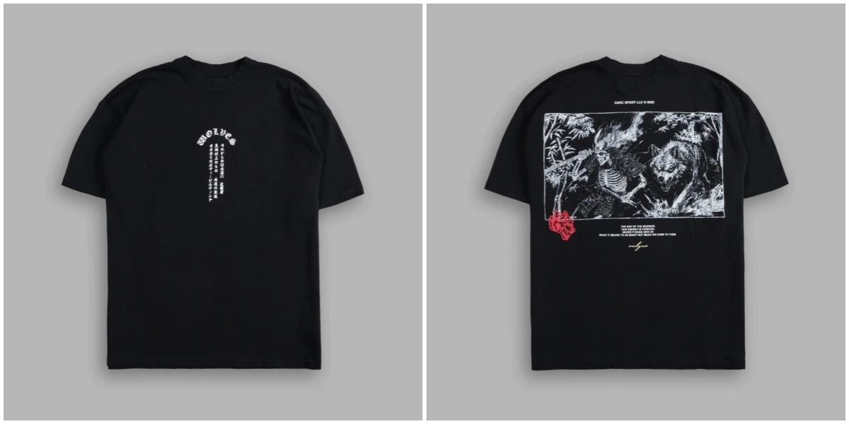 DARC SPORT "PREMIUM" OVERSIZED TEE Black COTTON Men T-Shirts Loose Casual Men Women TShirt Unisex Hip Hop Sports Tee Top US SIZE