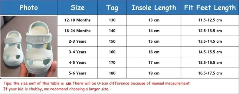 New Children Summer Hole Shoes Baby Nice Anti-slip Soft Floor Boys Girls Beach Sandals Slippers 1-6 Years Kids