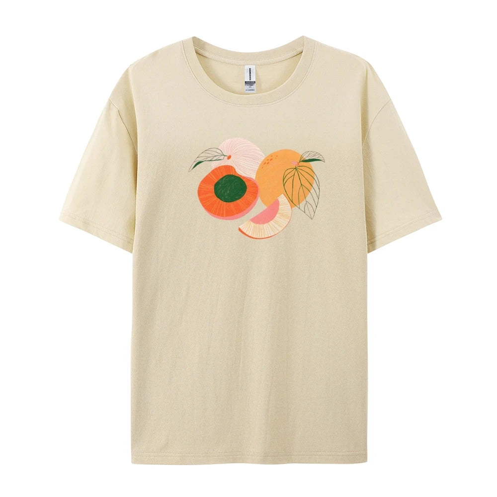 Breathable Cotton T-Shirt Women Y2K Inspired Graphic Design Tops With Lightweight Fabric Versatile Basic Wardrobe Essential